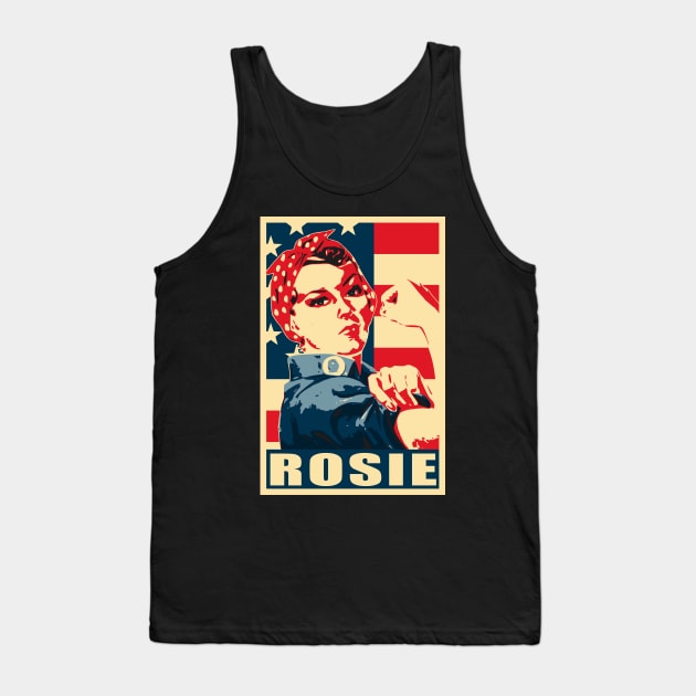 Rosie The Riveter We Can Do it American Propaganda Poster Tank Top by Nerd_art